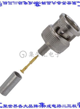 5413589-3 同轴连接器BNC插头公引脚压接75欧姆自由悬挂