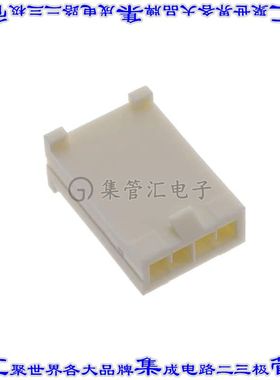 IPM1-04-S 矩形连接器外壳4POS 2.54mm公形引脚白色自由悬挂