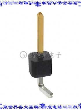 PBC01SBAN 针座连接器1POS分离式公形插针通孔直角镀金