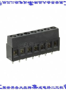 796682-7 线对板连接器7POS接线端子5mm通孔水平带板