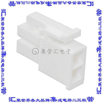 10127815-02LF 矩形连接器外壳2POS插座2排母形插口天然色自由悬