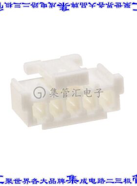 355070500 0355070500矩形连接器外壳5POS插座2mm母形插口天然色