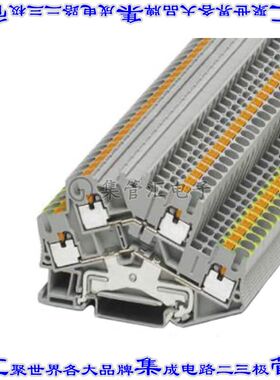 3209621 端子块连接器4POS馈通式5.2mm灰色12-26AWG