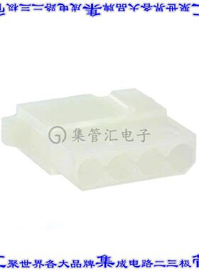 1-480424-0 矩形连接器外壳4POS插头5.08mm母形插口天然色自由悬