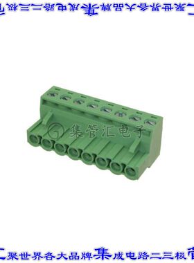 395305008 0395305008端子块连接器8POS插头母插口5.08mm绿色自由