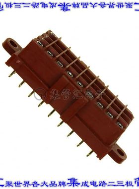 207534-8 针座连接器36POS插座4排5mm母形插口通孔直针锡