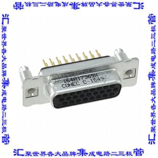 164A17369X Sub高密度通孔 连接器26POS插座母插口3排D