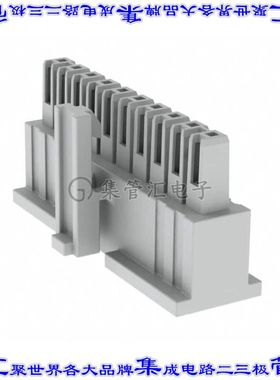 IPD1-10-S-K 矩形连接器外壳10POS插座2.54mm母形插口白色自由悬