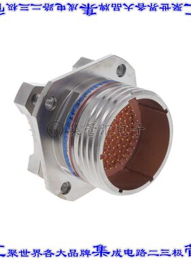 KJAD0T21F35PN115 圆形连接器79POS插座公形引脚焊接面板安装通孔