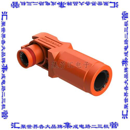 ATHP061RS08NN-35-ORG 矩形连接器1POS插头母插口橙色银自由悬挂