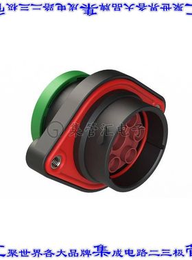 AHDP02-24-07PN-BRA 圆形连接器7POS插座外壳用于公插针黑色面板