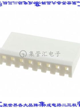 647401-8 矩形连接器外壳8POS插座3.96mm母形插口天然色自由悬挂