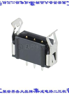 M80-7720342R 针座连接器3POS接头2mm公形插针通孔直针镀金