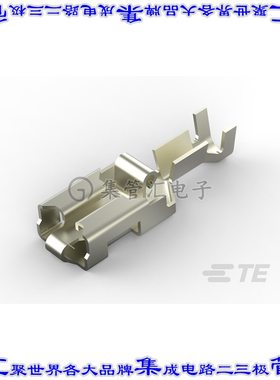2-160759-1 快速连接器端子母头6.35mm压接16-20AWG