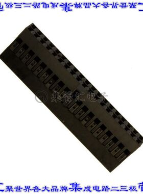 65846-003LF 矩形连接器外壳38POS插座2排2.54mm母形插口黑色自由