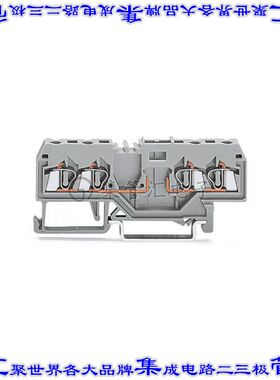 280-816 端子块连接器4POS隔离5.0mm灰色12-28AWG