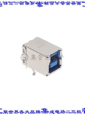 KUSBX-BS1N9-1-BL30 连接器USB-B插座9POS USB 3.0通孔直角