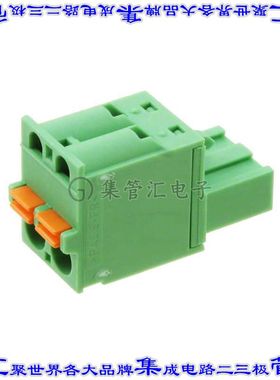 1873058 端子块连接器2POS插头母插口5.08mm绿色自由悬挂