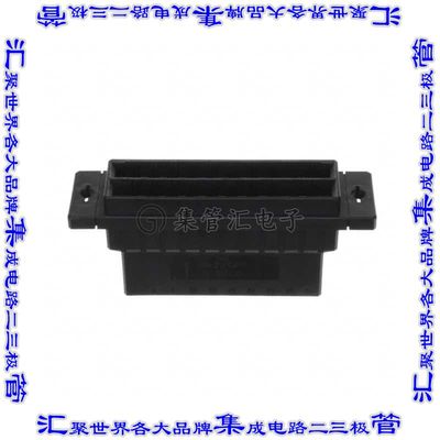 1-179555-8 矩形连接器外壳20POS插头2排5.08mm公形引脚黑色面板