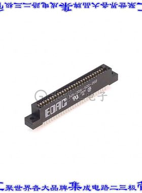 395-056-520-202 卡边缘连接器56POS母头2排2.54mm黑色镀金