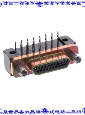 MDM-21PCBRP-L61 连接器21POS插头公引脚2排D-TYPE型面板安装通孔