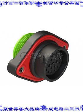 AHDP02-18-20SN-WTA 圆形连接器20POS插座外壳用于母插口黑色面板