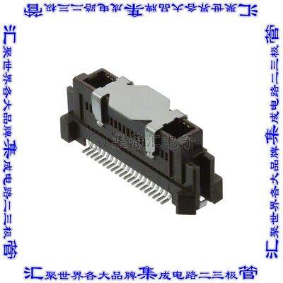 536490474 0536490474板对板连接器40POS插头外罩触点2排0.64mm表