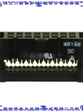 XG4M-1630 矩形连接器16POS插座2排2.54mm母插口黑色IDC镀金自由