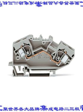 784-601 端子块连接器2POS馈通式10.0mm灰色8-24AWG