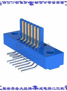 EBC06MMBD 卡边缘连接器12POS公头2排2.54mm蓝色镀金