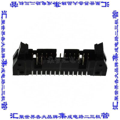 5499374-6 针座连接器26POS接头2排2.54mm公形插针通孔直针镀金