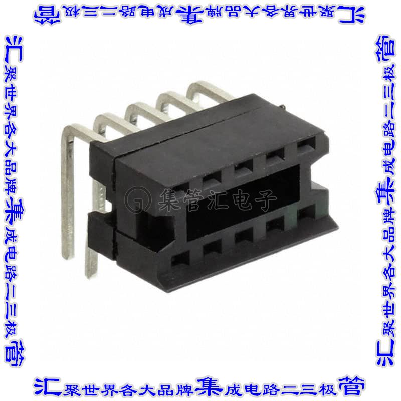 10-2820-90T 连接器IC插座DIP 5.08mm插口10(2 x 5)位置锡通孔直