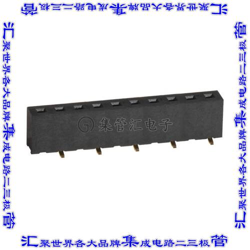 NPPN101BFLC-RC 针座连接器10POS插座2mm母形插口表贴SMD镀金