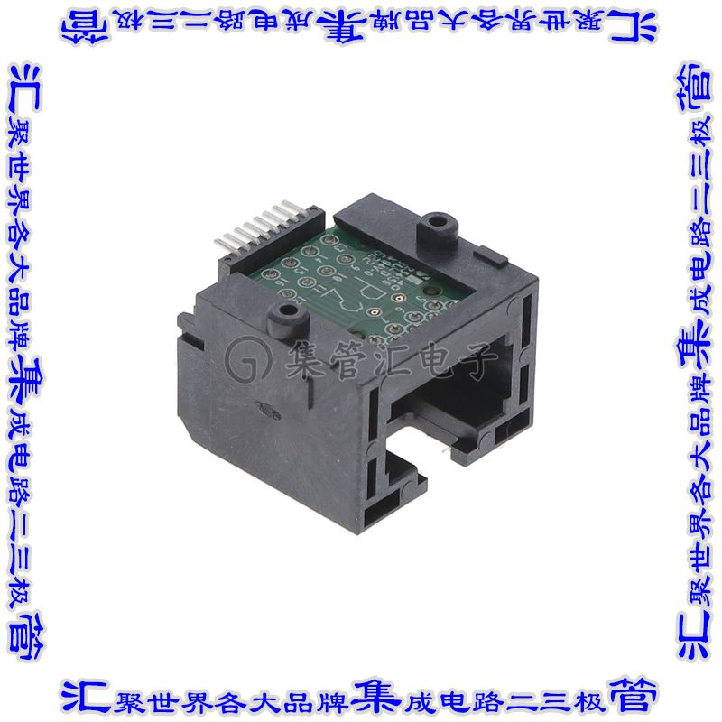 RJE3A1880402 接插件连接器8P8C, RA, CAT5E, SMT, WITHOUT SH