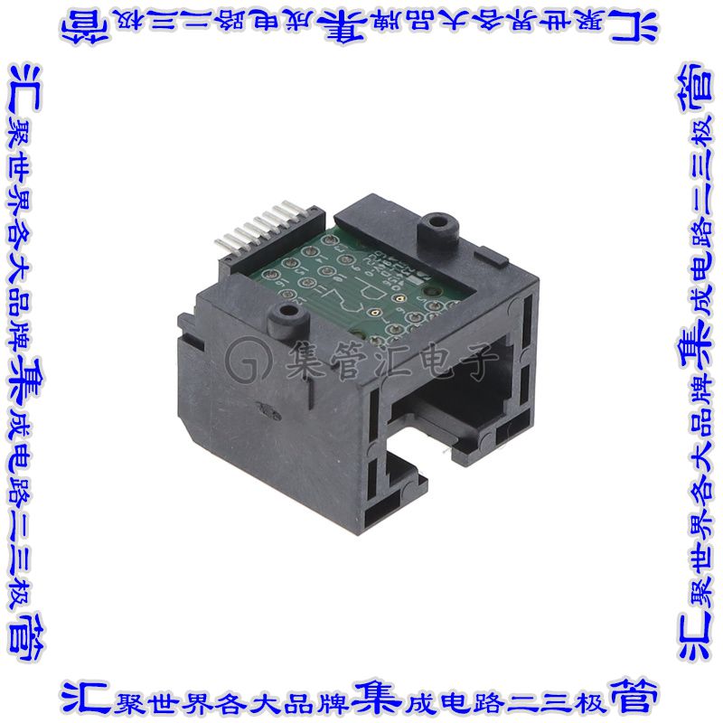 RJE3A1880402接插件连接器8P8C, RA, CAT5E, SMT, WITHOUT SH