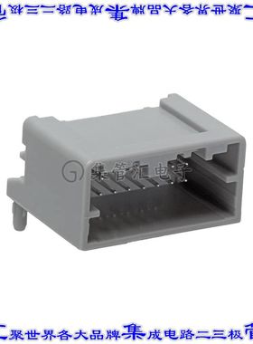 348268200 0348268200针座连接器20POS接头2排2mm公形插针通孔直