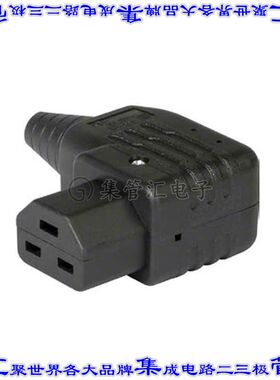 1659 电源接入连接器3POS插头母插口IEC320-C21自由悬挂直角