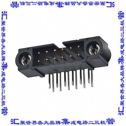 M80-5L11242MC 针座连接器12POS接头2排2mm公形插针通孔直角镀金