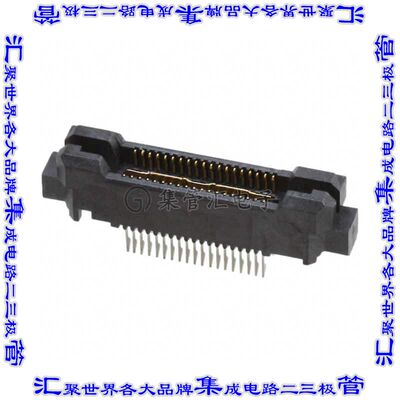 5767006-1 板对板连接器38POS插头外罩触点2排0.64mm板边缘镀金