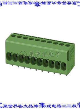 1017499 线对板连接器10POS接线端子5.08mm通孔水平带板