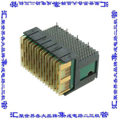 1410187-1 背板连接器112POS插头公型片状插脚7排1.8mm板边缘通孔