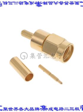 R125071120 同轴连接器SMA插头公引脚压接50欧姆自由悬挂