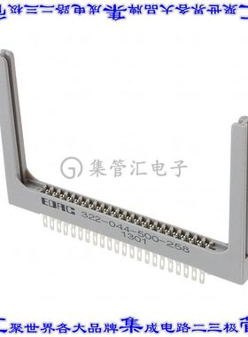 322-044-500-258 卡边缘连接器44POS母头2排3.96mm灰色镀金