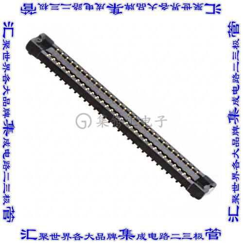 AXE560127A 板对板连接器60POS插口中央触点带2排0.4mm表贴SMD镀