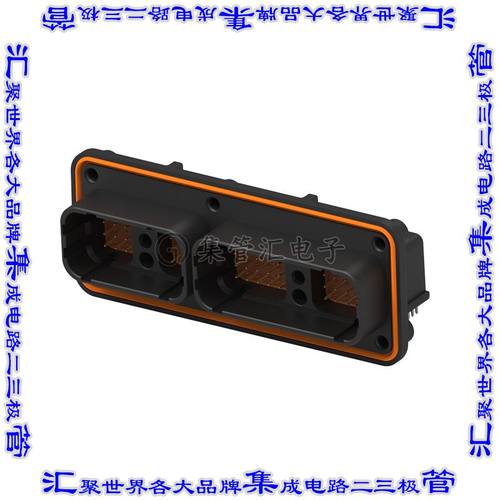 DRC23-64PAA 针座连接器64POS插座4排公形插针板边缘镀金