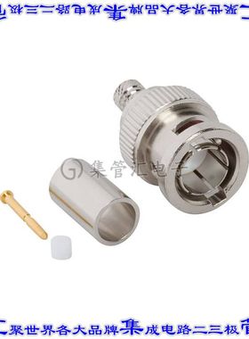 031-70554-12G 同轴连接器BNC插头公引脚压接75欧姆自由悬挂