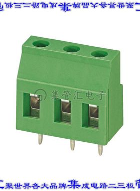 1731349 线对板连接器3POS接线端子7.62mm通孔水平带板