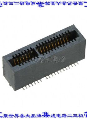 MEC1-120-02-S-D-A 卡边缘连接器40POS母头2排1mm黑色镀金