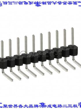 PEC10SBBN 针座连接器10POS分离式2.54mm公形插针通孔直角锡