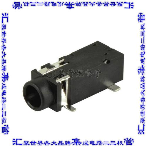 SJ2-3593B-SMT-TR 接插件连接器AUDIO JACK, 3.5 MM, RT, 3 CONDU